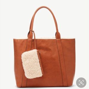 NWT SOLE SOCIETY VEGAN LEATHER REVERSIBLE TOTE